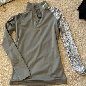 Nike dry fit running long sleeve quarter zip